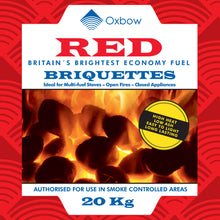 Load image into Gallery viewer, Red Briquettes 25kg