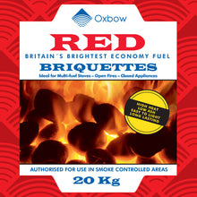 Load image into Gallery viewer, Red Briquettes 25kg
